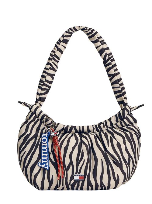 Borsa zebrata con charms